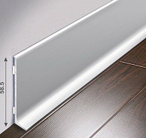 Плинтус Плинтус алюминиевый анодированный напольный Diele ПЛ60, 501л серебро люкс Плинтус алюминиевый анодированный напольный Diele ПЛ60, 501л серебро люкс 1,8 м фото 1 | FLOORDEALER